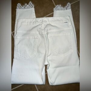 MOTHER high waisted Ankle Lace
